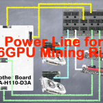 Power-line for 6GPU Mining Rig